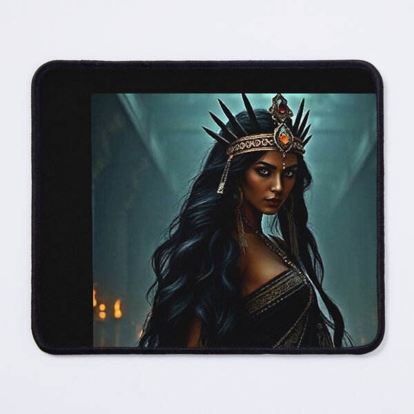 Item preview, Ereshkigal - Goddess of the Underworld- Sumerian Goddess Dark Feminine Power T-Shirt & Home Decor designed and sold by Earth Nature Creations.
