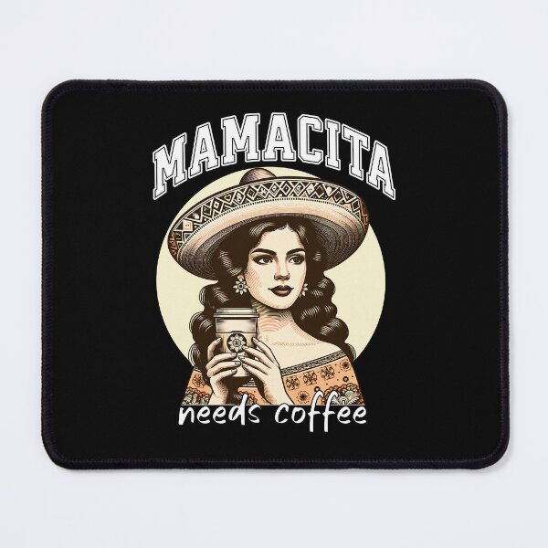 Item preview, Mamacita Needs Coffee Retro Latina Cafe designed and sold by Tiendita-Arroyo.