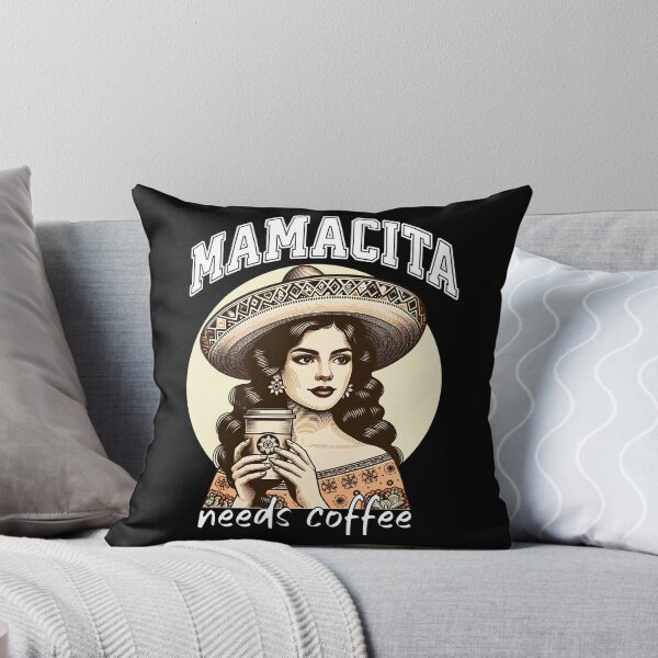 Item preview, Mamacita Needs Coffee Retro Latina Cafe designed and sold by Tiendita-Arroyo.