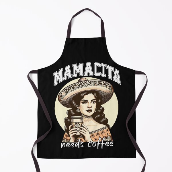 Item preview, Mamacita Needs Coffee Retro Latina Cafe designed and sold by Tiendita-Arroyo.
