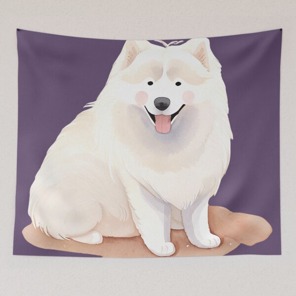 Item preview, Watercolour Samoyed designed and sold by TheresaNicole.