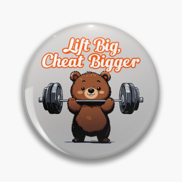 Item preview, bear lifting weight  designed and sold by Lydyb-creations.