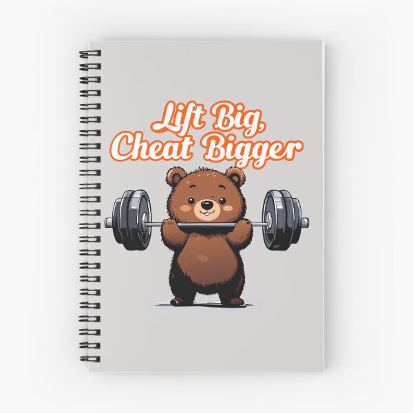Item preview, bear lifting weight  designed and sold by Lydyb-creations.