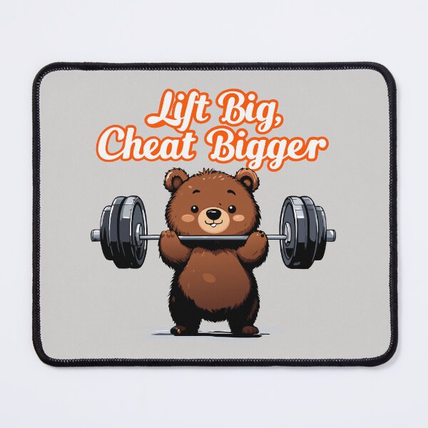 Item preview, bear lifting weight  designed and sold by Lydyb-creations.