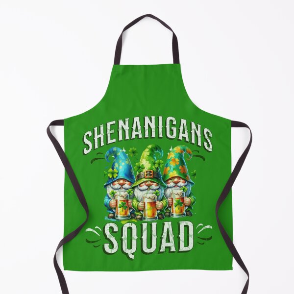Item preview, Shenanigans squad three happy little dudes, some beers and some shamrocks designed and sold by MTeesGA.