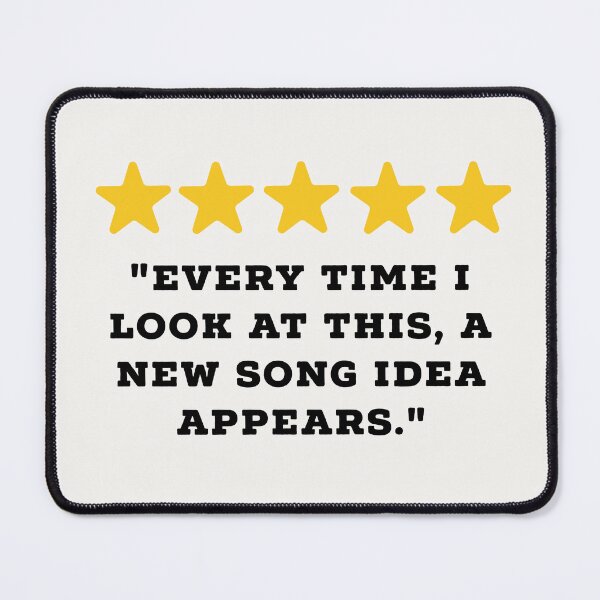 Item preview, Music Lover Reviews Funny 5 Star Review #5 designed and sold by Jollys-ArtShop.