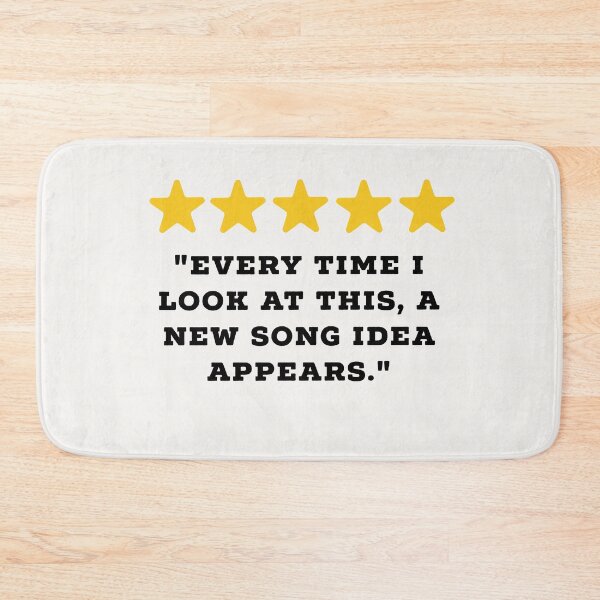 Item preview, Music Lover Reviews Funny 5 Star Review #5 designed and sold by Jollys-ArtShop.