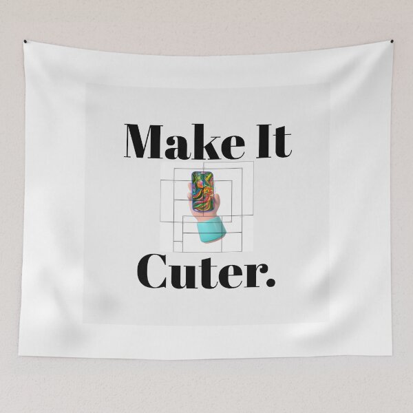 Item preview, Make It Cuter – Original Abstract Art Design designed and sold by Soumyasish's Recollections Store.