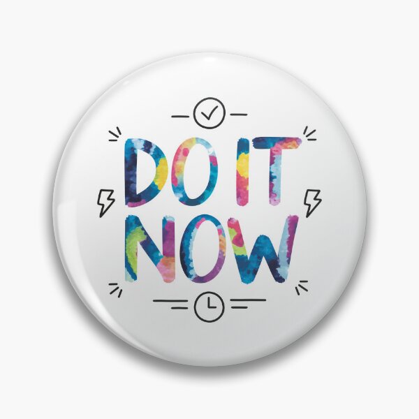 Item preview, Do It Now - Cute Watercolor Motivational Quotes designed and sold by RiceArtShop.