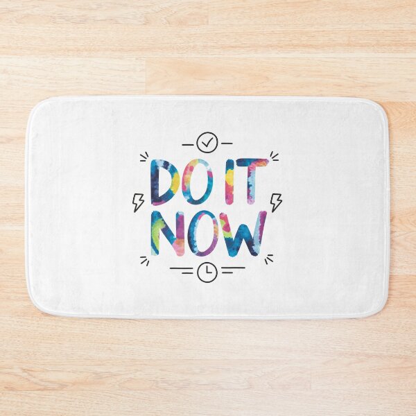 Item preview, Do It Now - Cute Watercolor Motivational Quotes designed and sold by RiceArtShop.