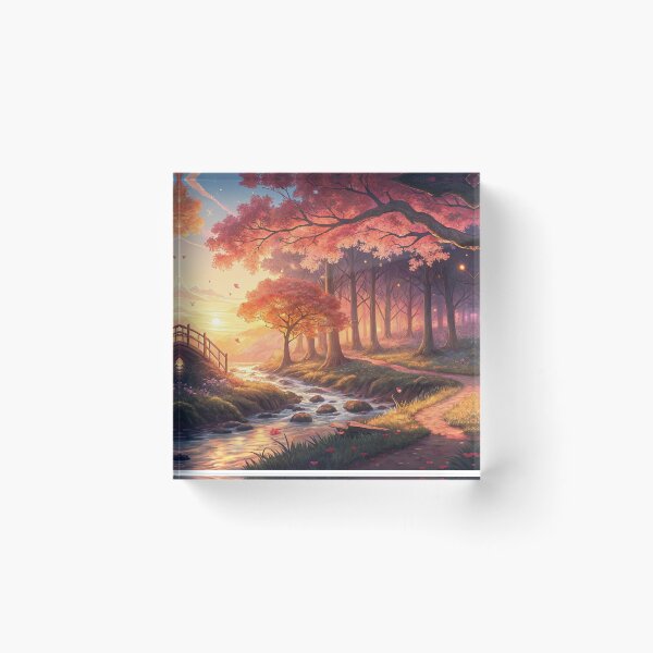Item preview, epic anime landscape designed and sold by Anime9122.