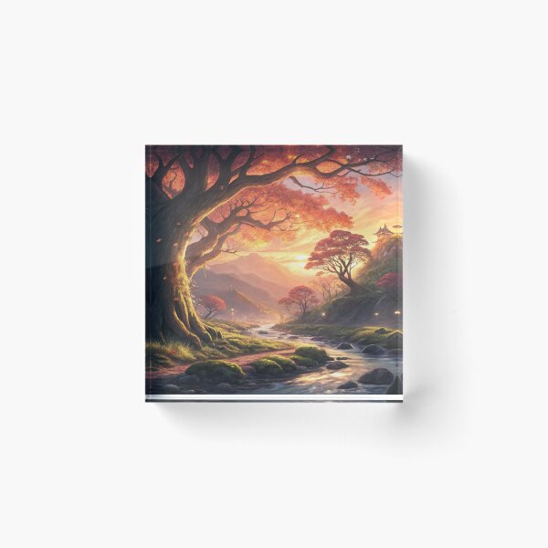 Item preview, epic anime landscape designed and sold by Anime9122.