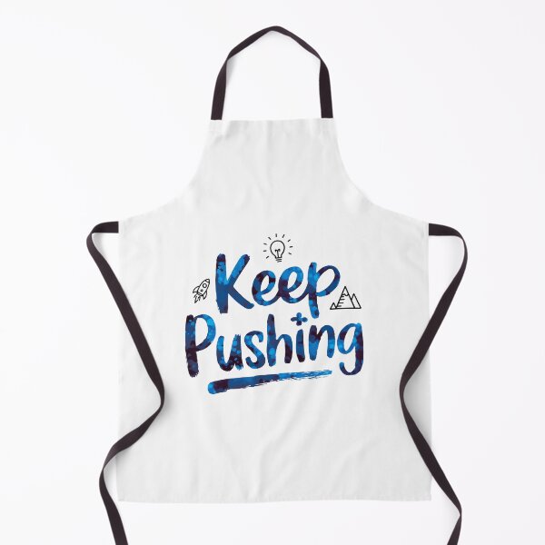 Item preview, Keep Pushing - Cute Watercolor Motivational Quotes designed and sold by RiceArtShop.