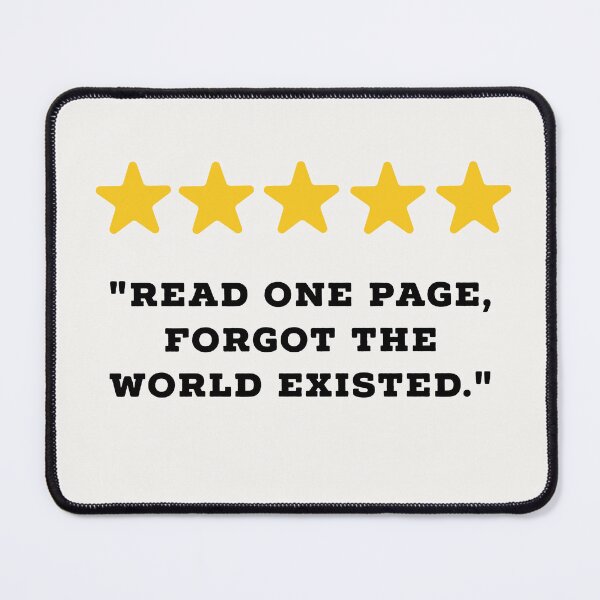 Item preview, Bookworm Reviews Funny 5 Star Review #2 designed and sold by Jollys-ArtShop.