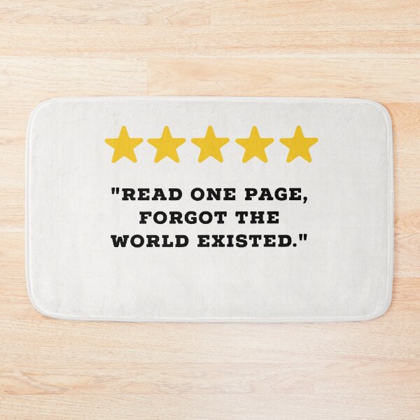 Item preview, Bookworm Reviews Funny 5 Star Review #2 designed and sold by Jollys-ArtShop.