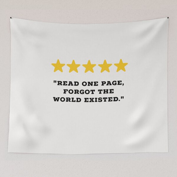 Item preview, Bookworm Reviews Funny 5 Star Review #2 designed and sold by Jollys-ArtShop.