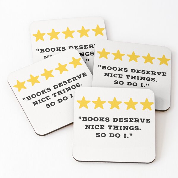 Item preview, Bookworm Reviews Funny 5 Star Review #4 designed and sold by Jollys-ArtShop.