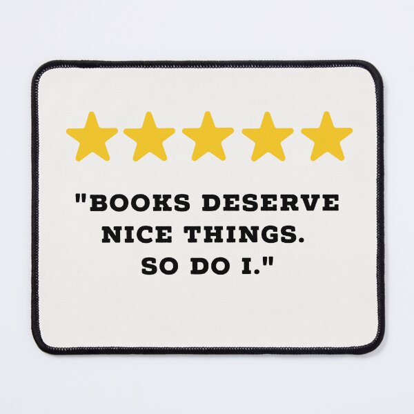 Item preview, Bookworm Reviews Funny 5 Star Review #4 designed and sold by Jollys-ArtShop.