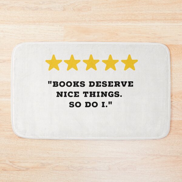 Item preview, Bookworm Reviews Funny 5 Star Review #4 designed and sold by Jollys-ArtShop.