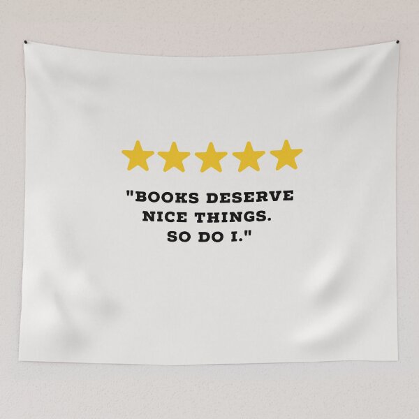 Item preview, Bookworm Reviews Funny 5 Star Review #4 designed and sold by Jollys-ArtShop.