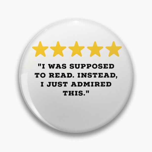 Item preview, Bookworm Reviews Funny 5 Star Review #5 designed and sold by Jollys-ArtShop.