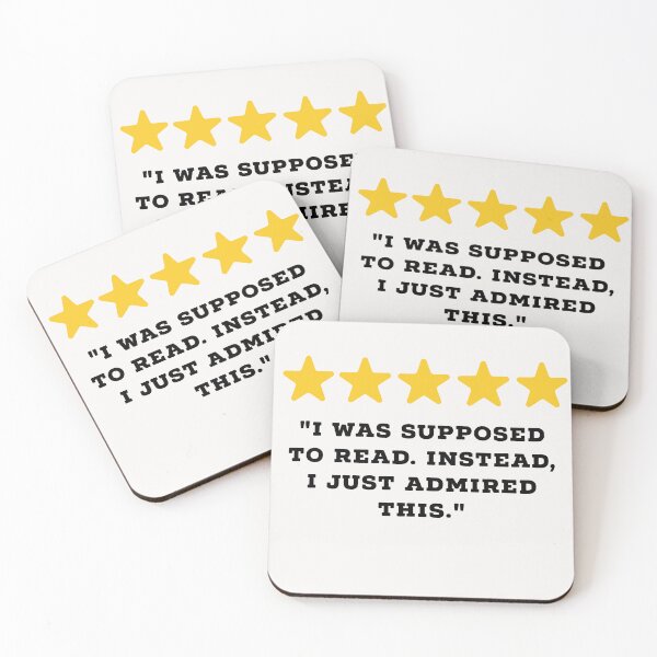 Item preview, Bookworm Reviews Funny 5 Star Review #5 designed and sold by Jollys-ArtShop.