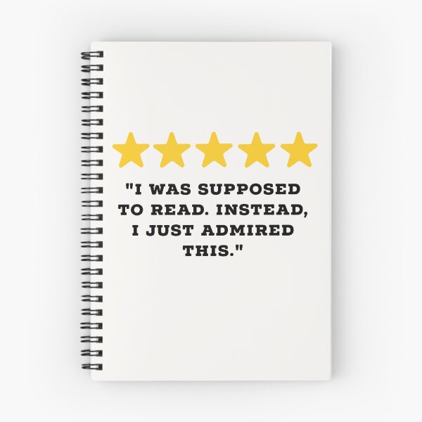 Item preview, Bookworm Reviews Funny 5 Star Review #5 designed and sold by Jollys-ArtShop.