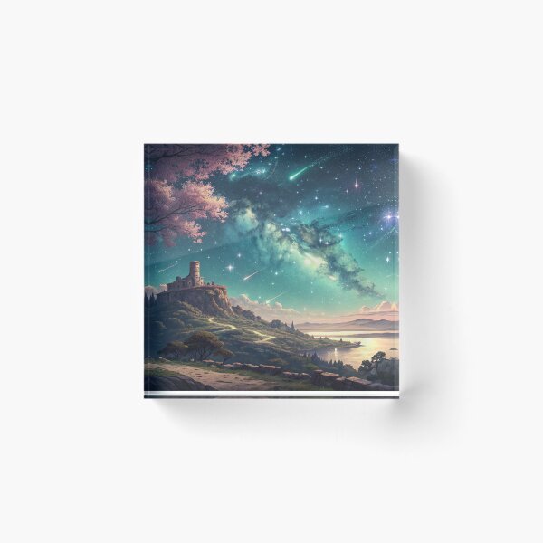 Item preview, epic anime landscape designed and sold by Anime9122.