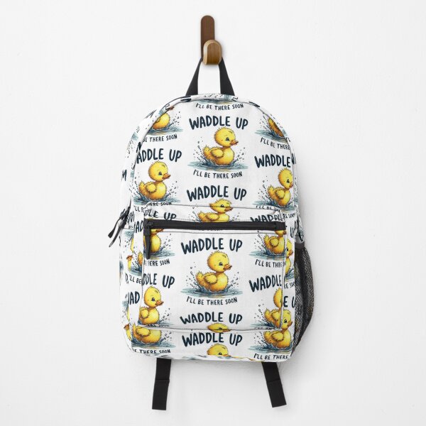 Item preview, Waddle Up – Cute Duckling Funny Saying designed and sold by Taans-Creation.