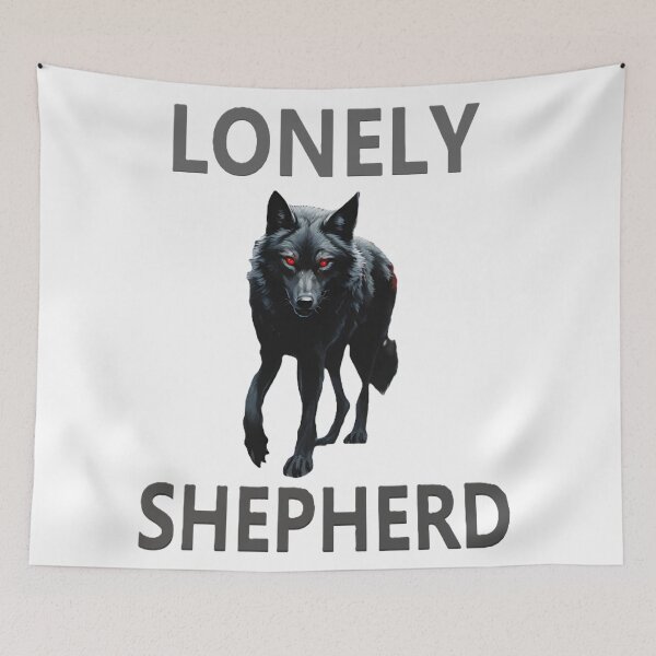 Item preview, Lonley wolf - "shepherd in sheep's clothing" designed and sold by Atarac.