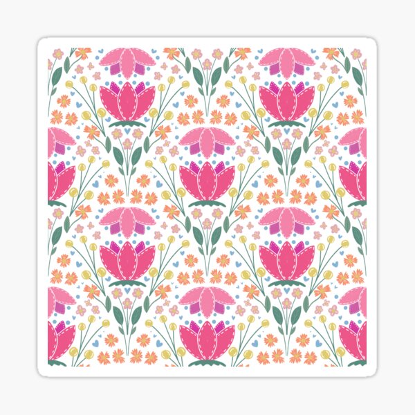 Aperçu de l'œuvre Fleurs cousues en fleurs créée et vendue par WhimsicalStix.