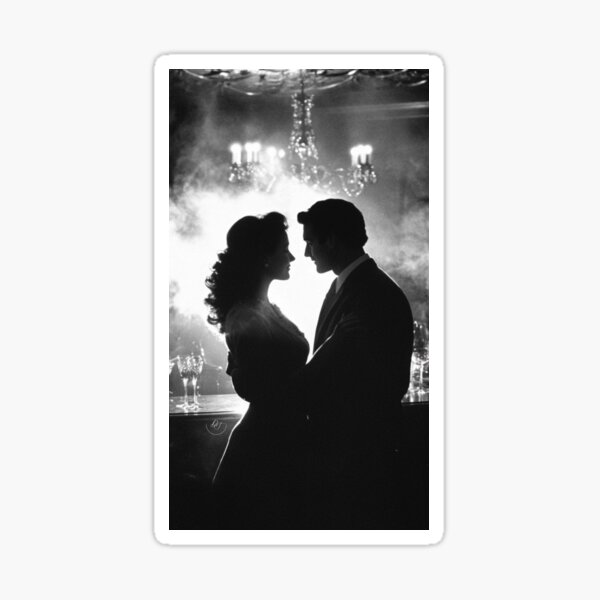 Item preview, 1940s Couple Smoky Nightclub First Date  designed and sold by DreamSculptress.