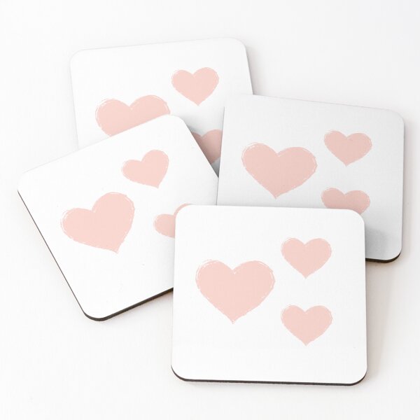 Item preview, Cute pink hearts designed and sold by Lazycocoon.