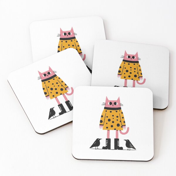 Item preview, Pink Cat and Crow Conversation designed and sold by zzz888.