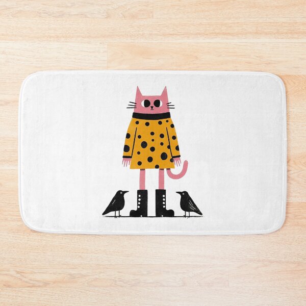 Item preview, Pink Cat and Crow Conversation designed and sold by zzz888.