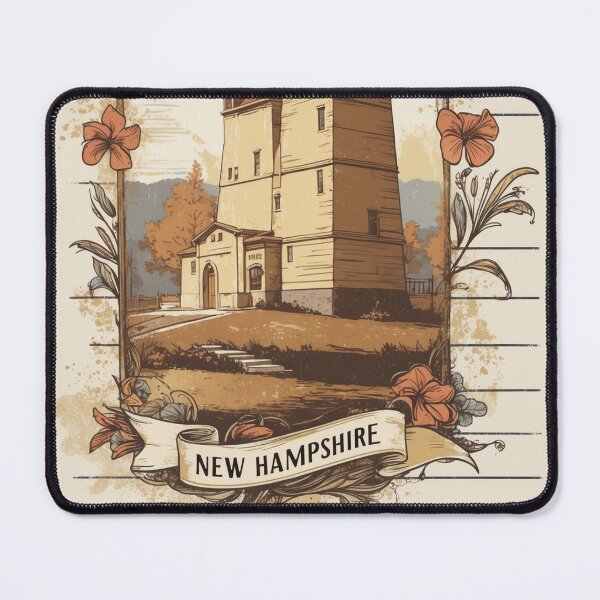 Item preview, New Hampshire USA Vintage Travel Retro Postcard Design designed and sold by TravelPostcardGems.