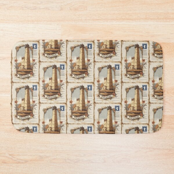 Item preview, New Hampshire USA Vintage Travel Retro Postcard Design designed and sold by TravelPostcardGems.