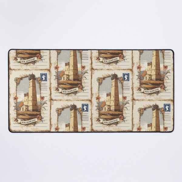 Item preview, New Hampshire USA Vintage Travel Retro Postcard Design designed and sold by TravelPostcardGems.