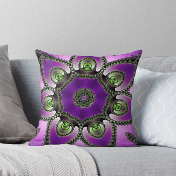Item preview, Purple fractal Mandala designed and sold by OrigamiMochi.