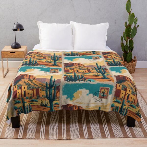 Item preview, New Mexico USA Vintage Travel Retro Postcard Design designed and sold by TravelPostcardGems.