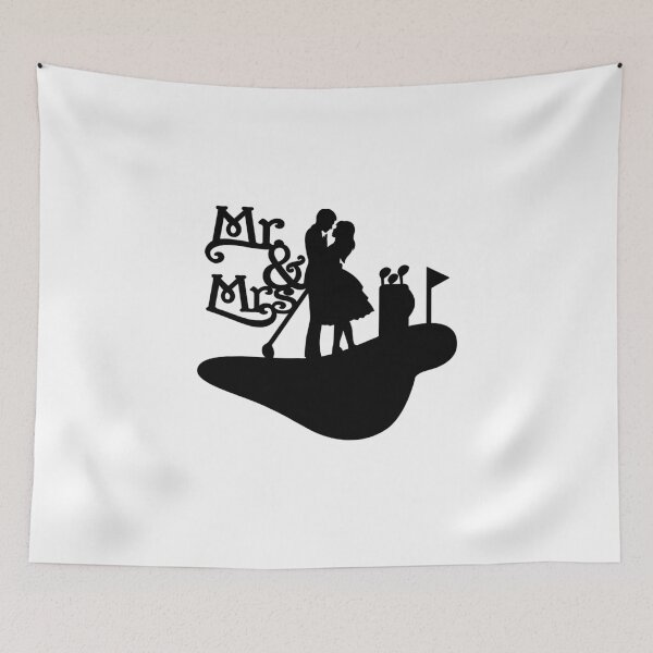 Item preview, Wedding Bachelor Party T Shirt, Wedding T Shirt, golf player themed wedding, Mr. and Mrs., Romantic Couple, Bride and Groom Funny Wedding Gift Idea Essential T-Shirt designed and sold by sixday 7day.