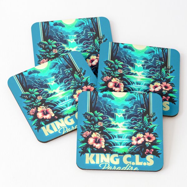 Item preview, King C.L.S Paradise|Turquoise Blue|Cream|Green and Pink designed and sold by Kingcls.