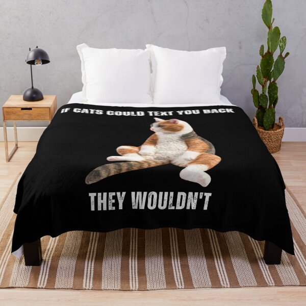 Item preview, IF CATS COULD TEXT designed and sold by AboveUndrground.