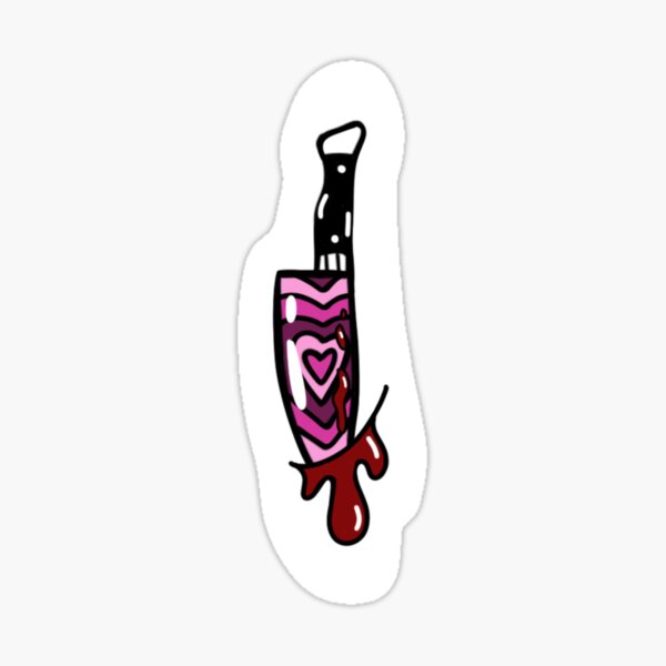 Item preview, Heart Themed Kitchen Knife designed and sold by hotghouls.