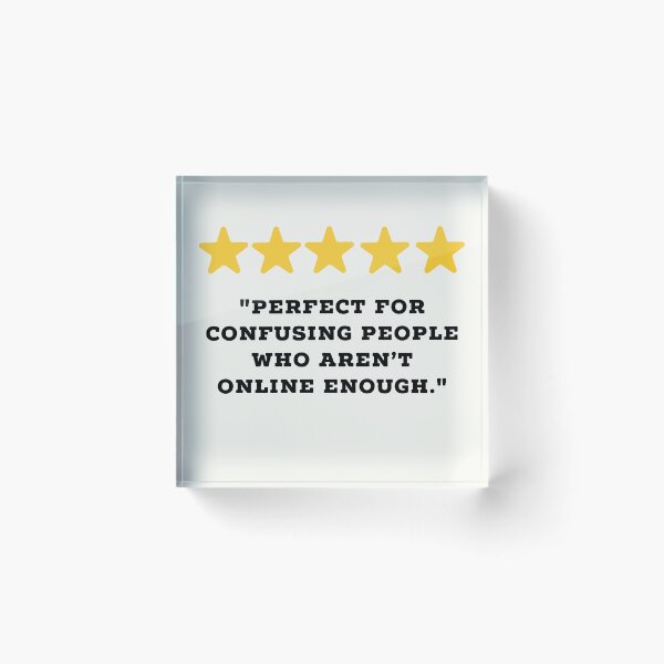 Item preview, Meme Lover Reviews Funny 5 Star Review #5 designed and sold by Jollys-ArtShop.