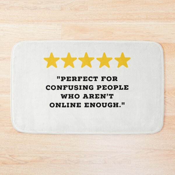 Item preview, Meme Lover Reviews Funny 5 Star Review #5 designed and sold by Jollys-ArtShop.