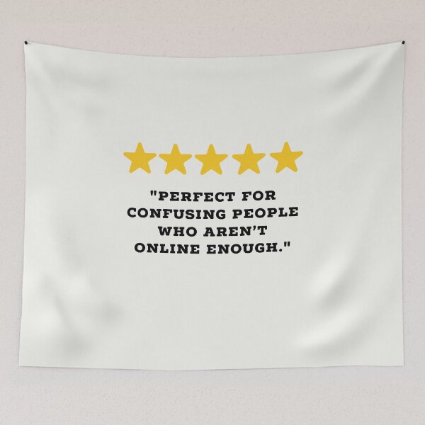 Item preview, Meme Lover Reviews Funny 5 Star Review #5 designed and sold by Jollys-ArtShop.
