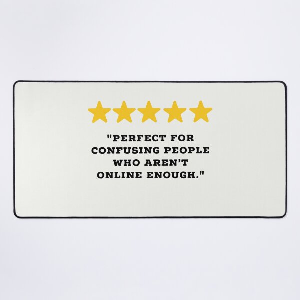 Item preview, Meme Lover Reviews Funny 5 Star Review #5 designed and sold by Jollys-ArtShop.
