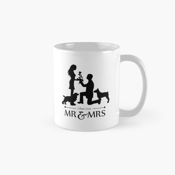 Item preview, Wedding Bachelor Party T Shirt, Wedding T Shirt, Mr. and Mrs., Romantic Couple, Bride and Groom Funny Wedding Gift Idea Essential T-Shirt designed and sold by sixday 7day.