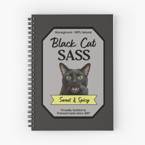 Item preview, Black Cat Sass • Featuring Manny Halloween Cat designed and sold by MannyShop.